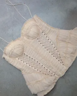 ZIMMERMAN REBELLION FRAYED CORSET for rent on The Volte - image 3