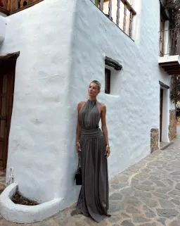 Arcina Ori Santina Dress Khaki Size XS / AU 6 for rent on The Volte - image 1