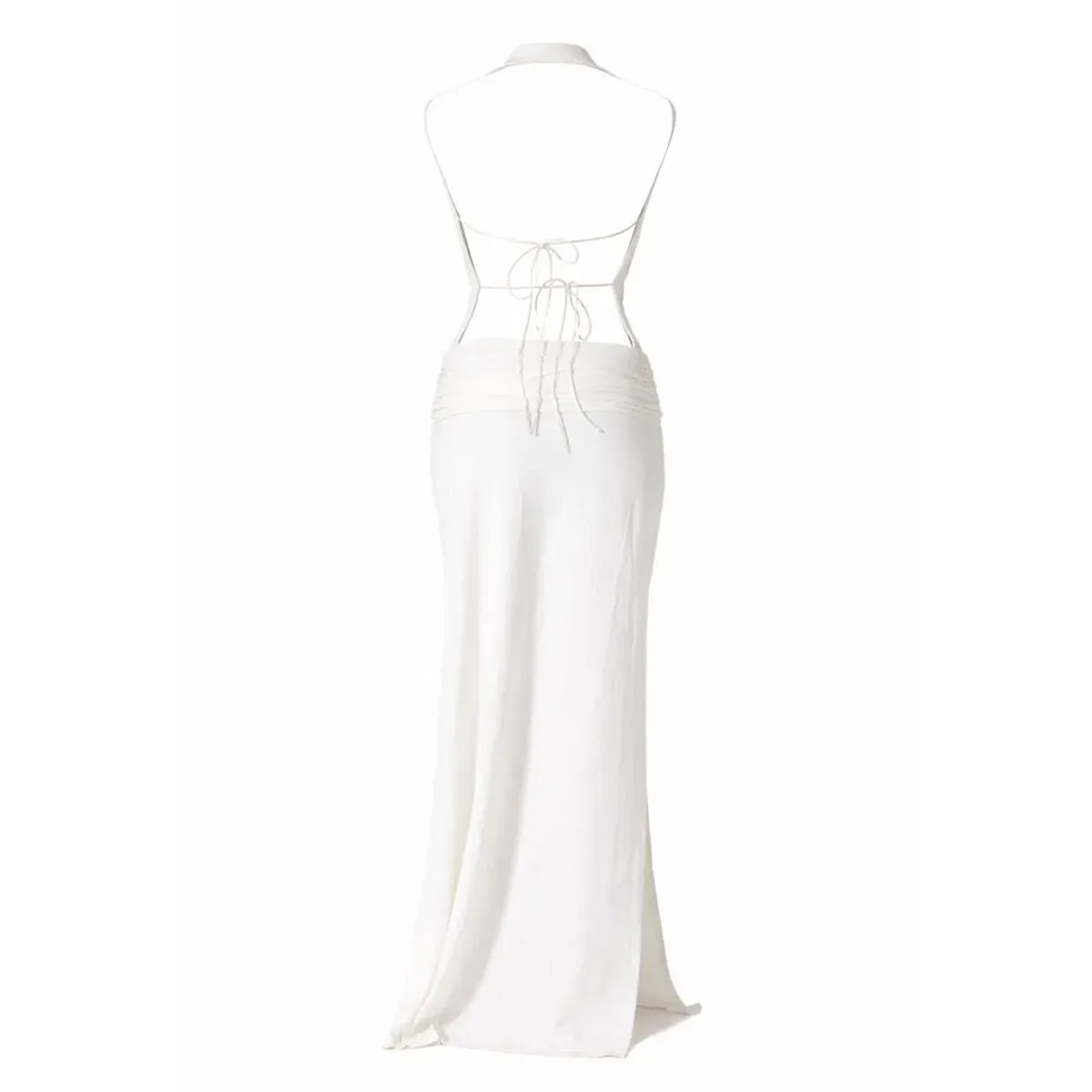 Bye Bambi Whynter Asymmetrical Maxi White - Image 2