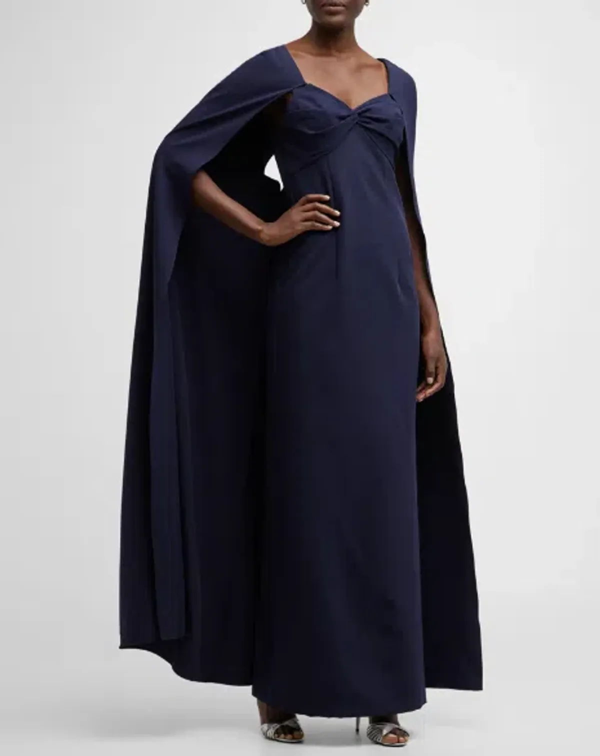 Marchesa Notte, Cape Effect Dress, Size 8 - Image 6