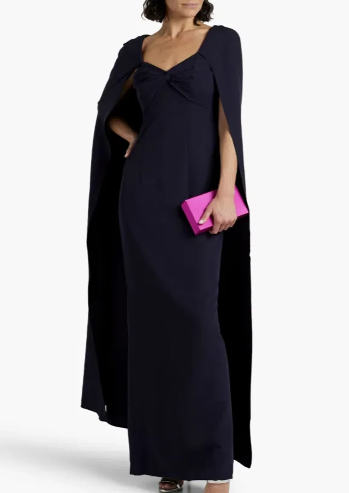 Marchesa Notte, Cape Effect Dress, Size 8 - Image 1