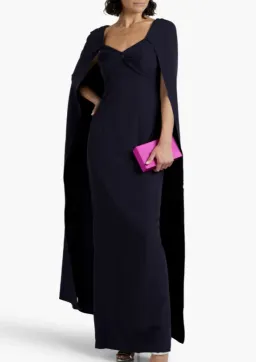 Marchesa Notte, Cape Effect Dress, Size 8 for rent on The Volte - image 1