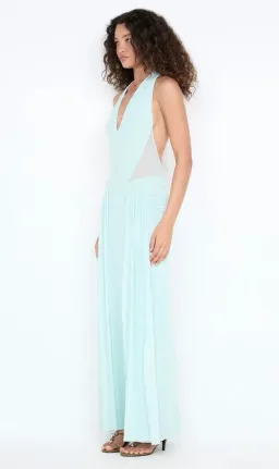 JUNIPER HALTER MAXI DRESS | SPEARMINT - SIZE 6 for rent on The Volte - image 2