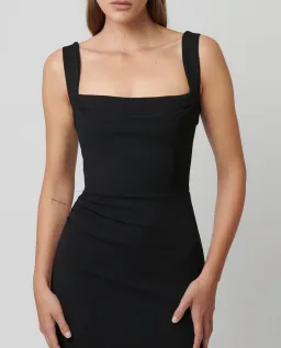 Effie Kats Marbella Gown size S/8 in black for rent on The Volte - image 4