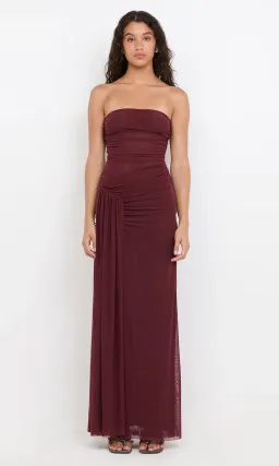 IDA STRAPLESS DRESS | BLACKBERRY - SIZE 8 for rent on The Volte - image 1