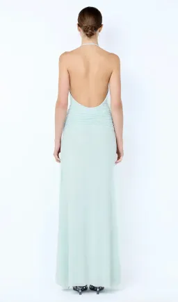 BRENNA PINTUCK MAXI DRESS | SPEARMINT - SIZE 6 for rent on The Volte - image 3