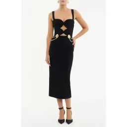 New REBECCA VALLANCE “Chelsea” Midi Dress – Size 8 AU – Black for rent on The Volte - image 11