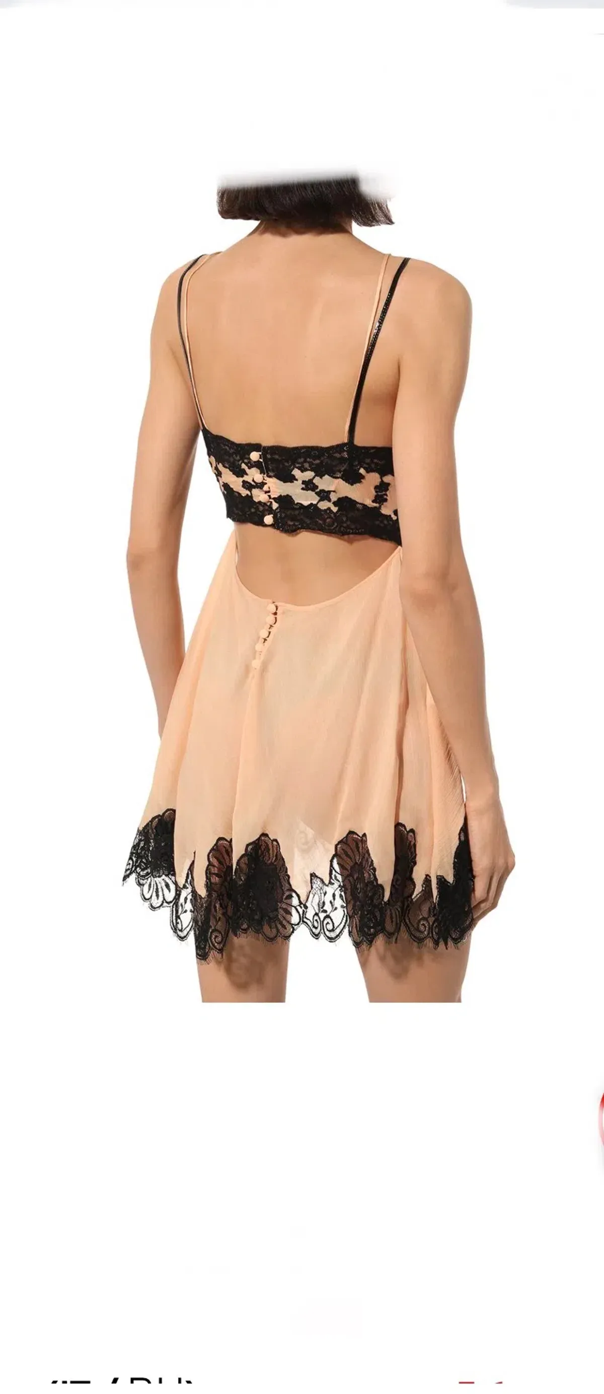 Gucci lace and chiffon dress - Image 2
