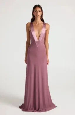 ancegria, Rosa Gown, Mauve, maxi, size 6  for rent on The Volte - image 1