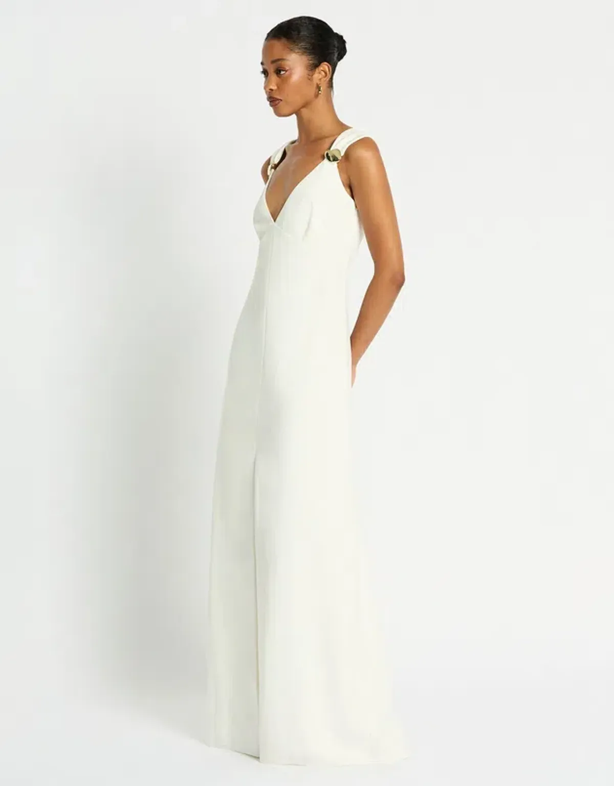 New Sass & Bide ATHENA DRESS Size 8 in Ivory White - Formal Gown - Image 2