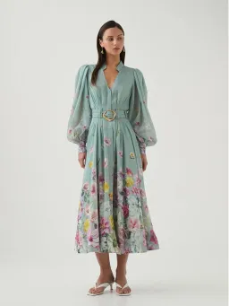 Aje- Fleur Shirtdress- Floral- Size 12 for rent on The Volte - image 2