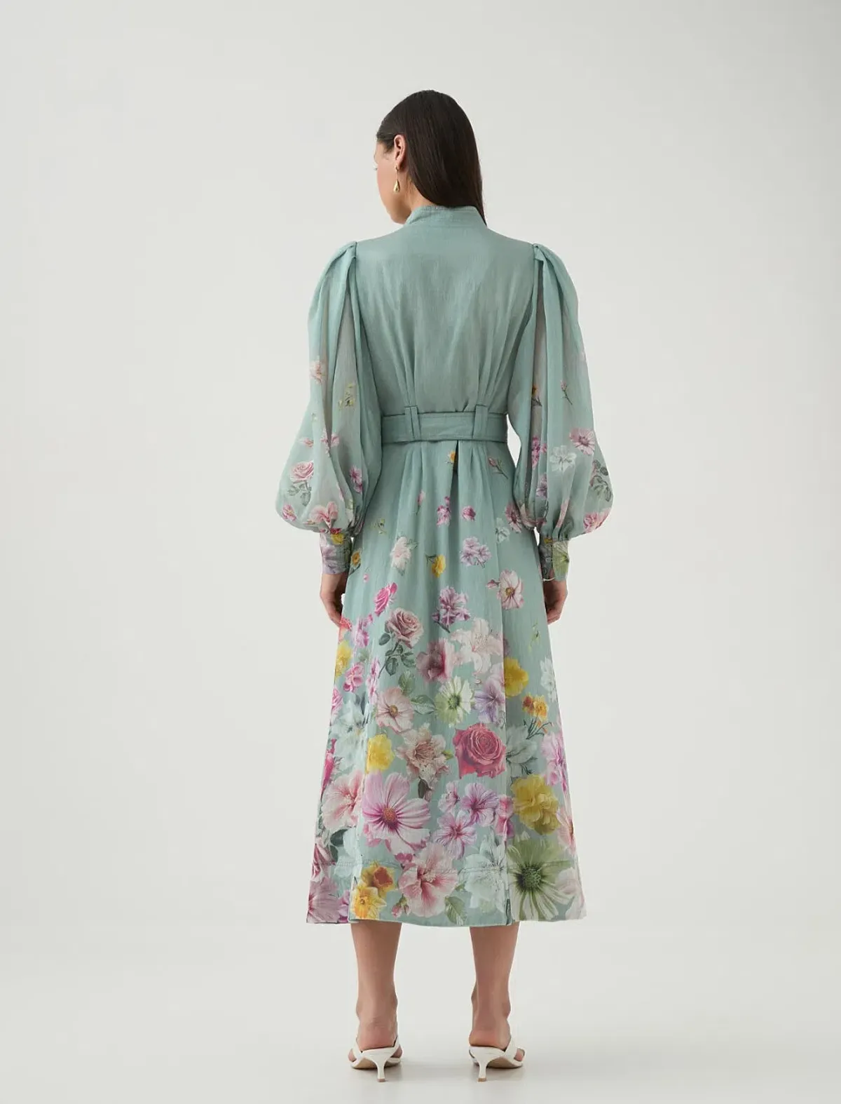 Aje- Fleur Shirtdress- Floral- Size 12 - Image 4