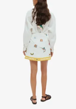 ALEMAIS Clam Patch Shirt and Blue Marlin Mini Skirt 8 AU & 10 AU for rent on The Volte - image 4