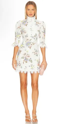 Zimmerman Appliqué Mini Dress for rent on The Volte - image 2