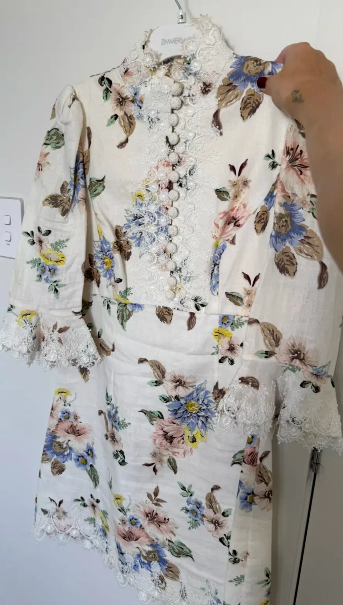 Zimmerman Appliqué Mini Dress - Image 6