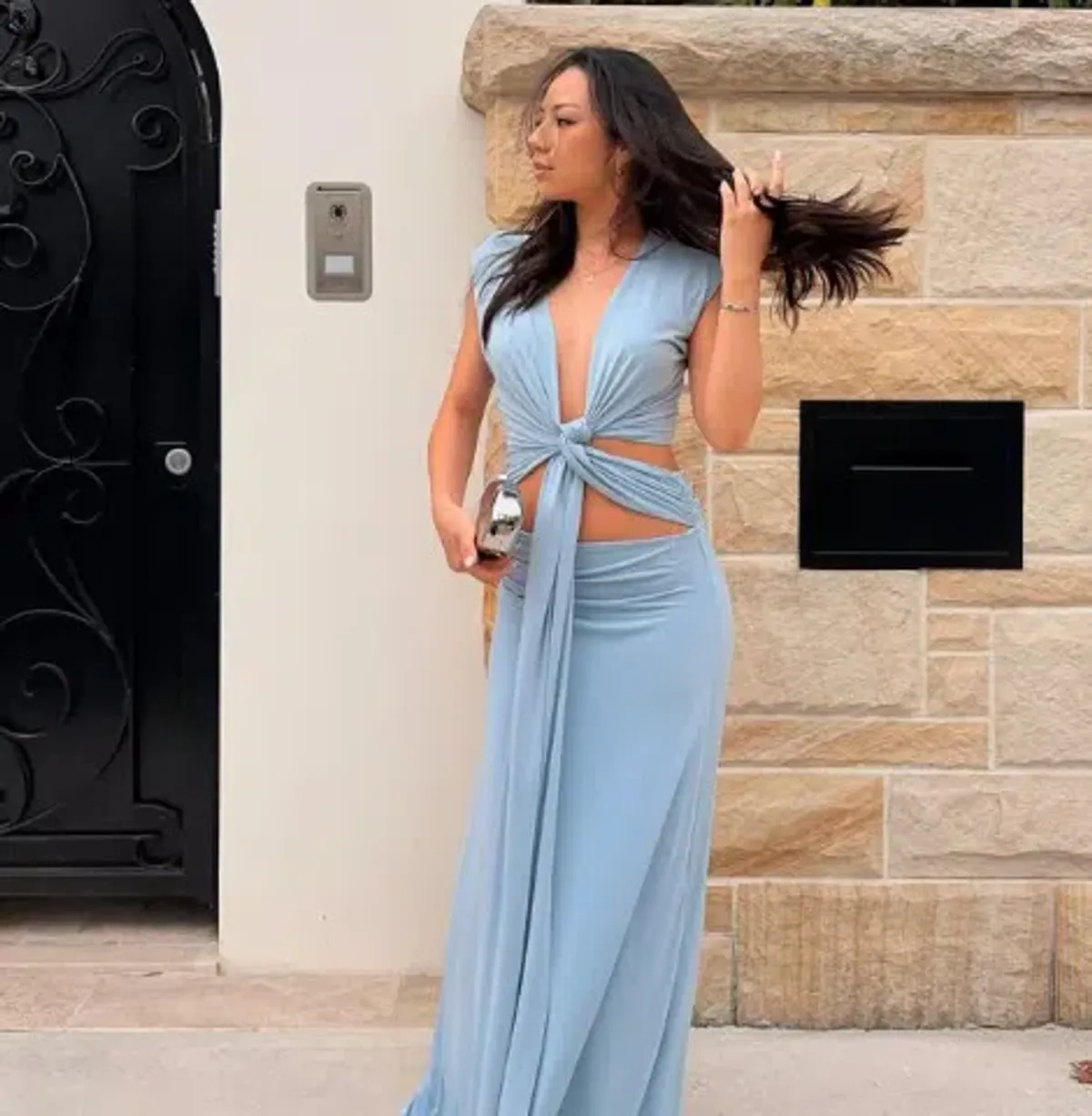 Arcina Ori Jade Dress Blue Maxi Size M / Au 10 - Image 1