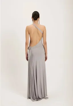 Ance Gria Gaia gown - Silver M for rent on The Volte - image 3