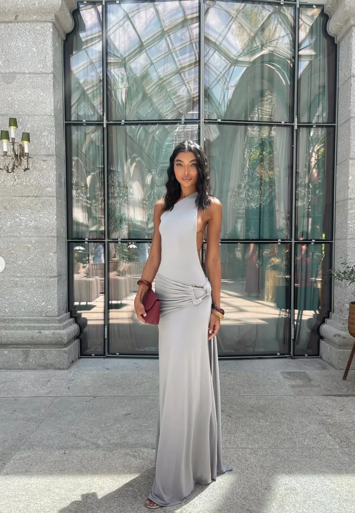 Ance Gria Gaia gown - Silver M - Image 4