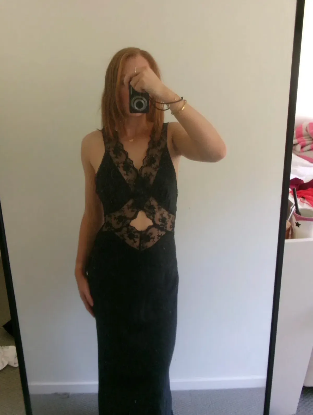 Sir the Label Aries Cut out Gown Black - Image 1