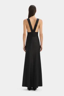 Sir the Label Aries Cut out Gown Black for rent on The Volte - image 4