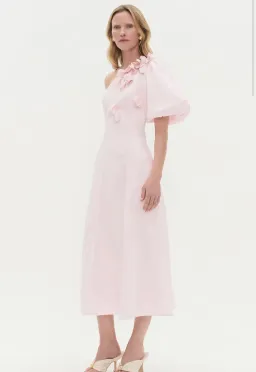 Aje Camille Midi in Pastel Pink Size 10  for rent on The Volte - image 2