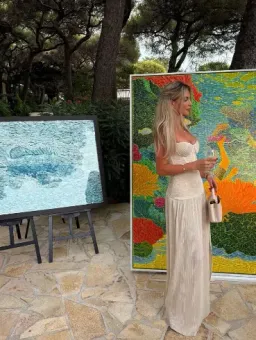 Manning Cartell Double Time Pleat Dress Size 12 for rent on The Volte - image 2