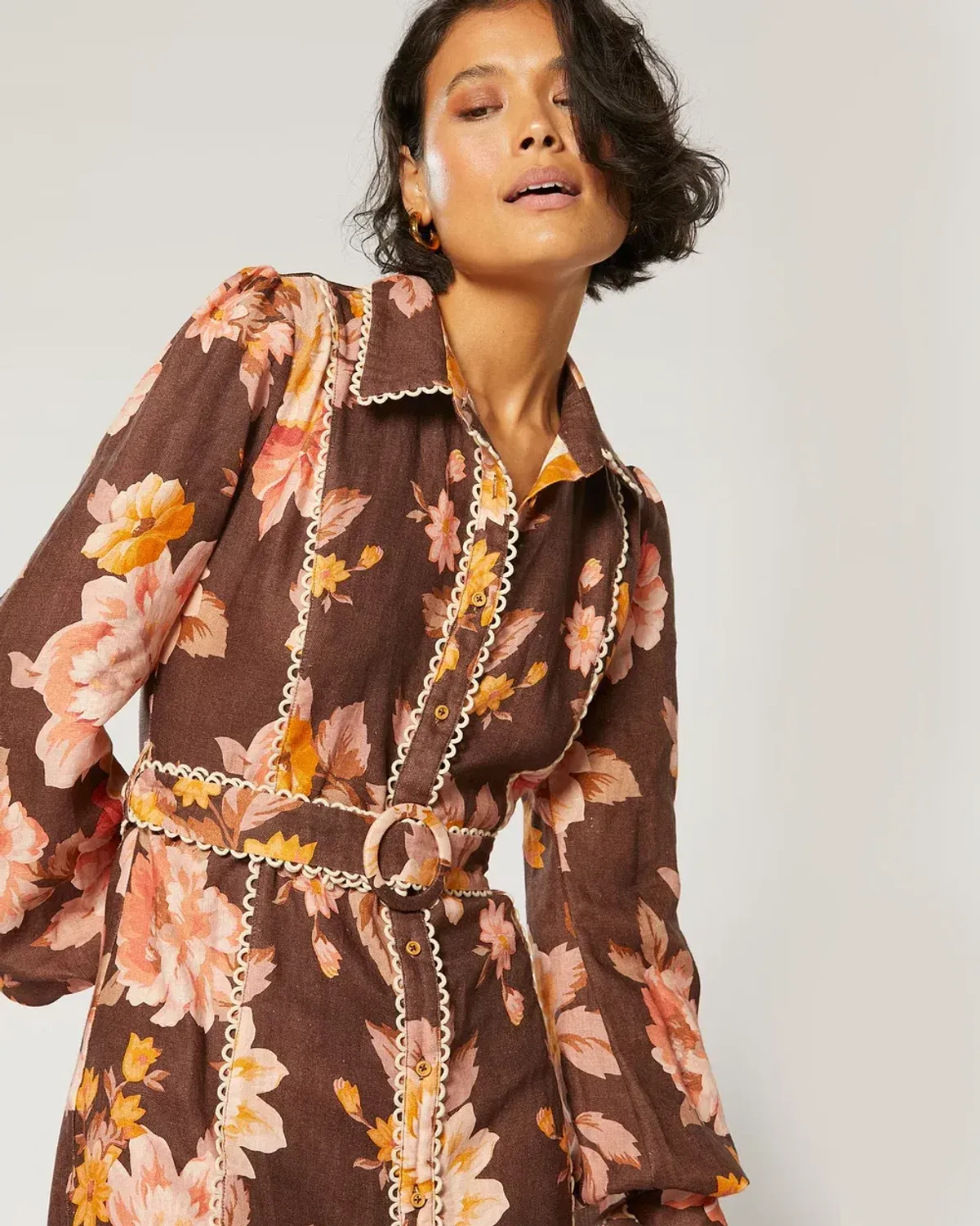 Winona Dahlia Button Maxi Dress - Image 5