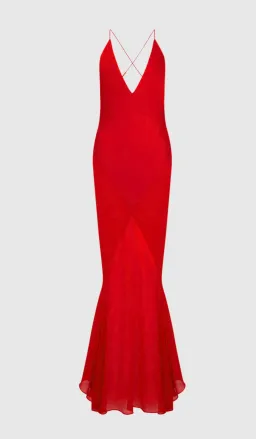RAT & BOA - LOTUS SLIP DRESS RED for rent on The Volte - image 5