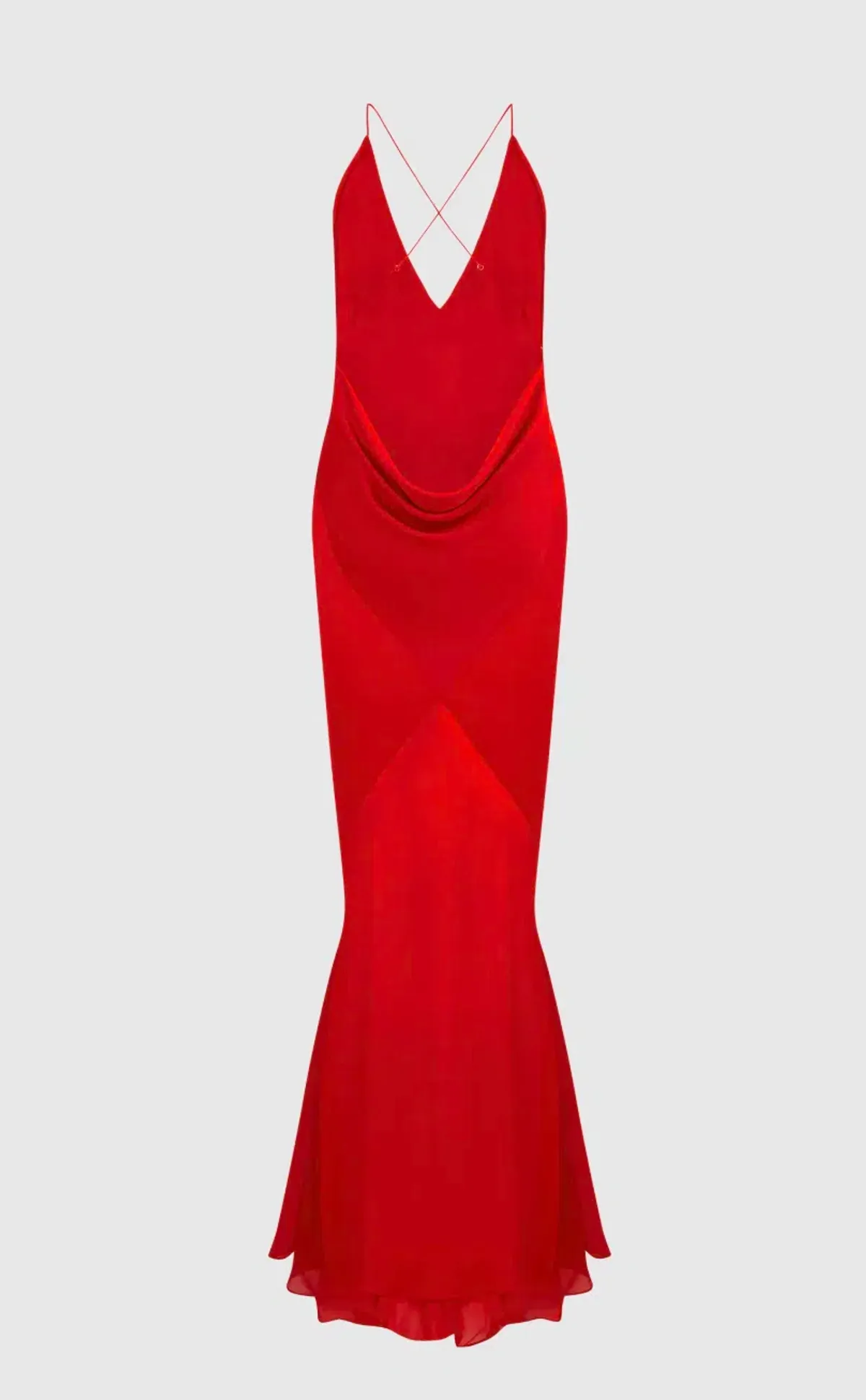 RAT & BOA - LOTUS SLIP DRESS RED - Image 4