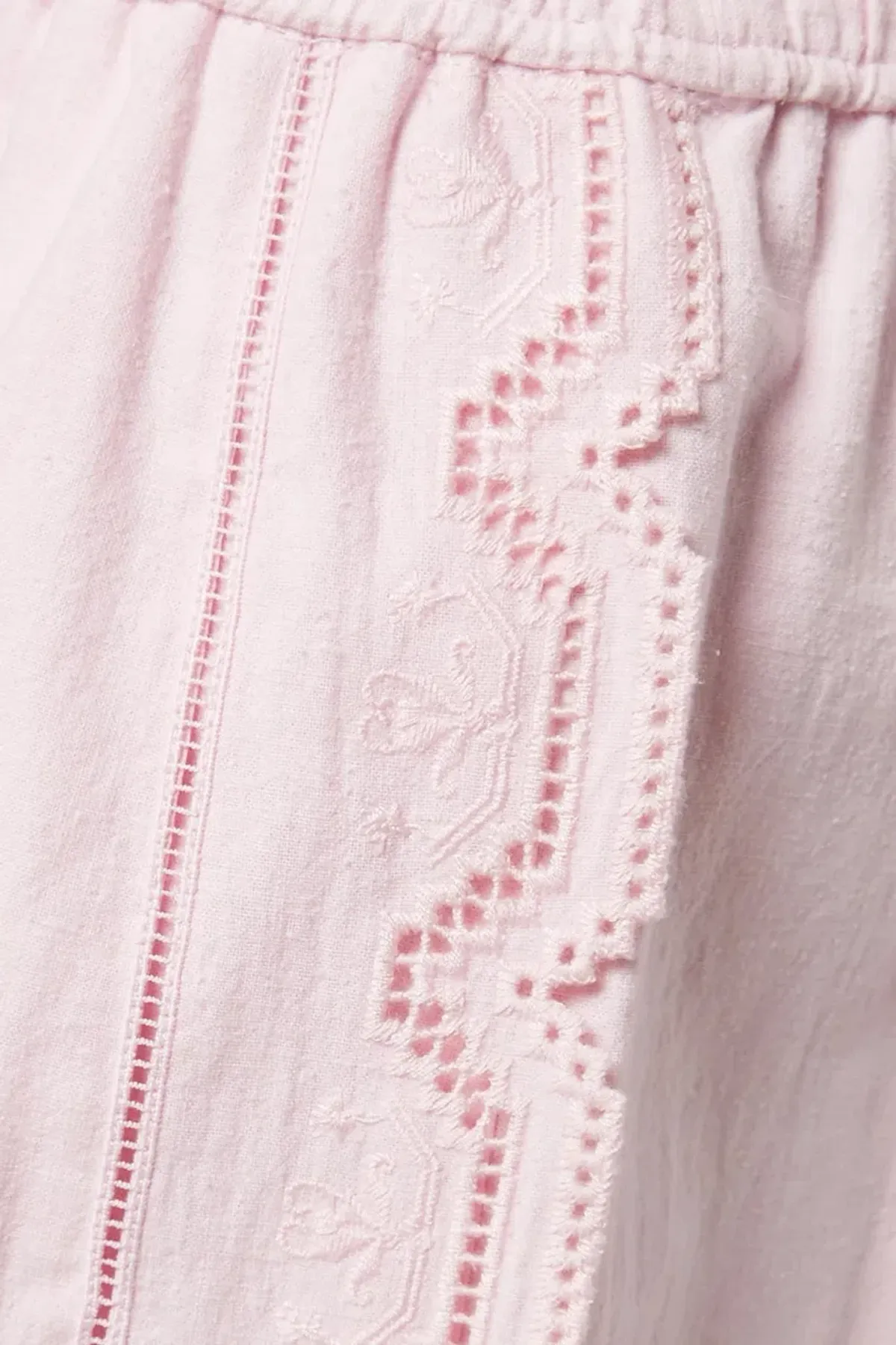 OROTON Tablecloth Lace Top & Lace Shorts Ballet Pink Size 10 AU - Image 7