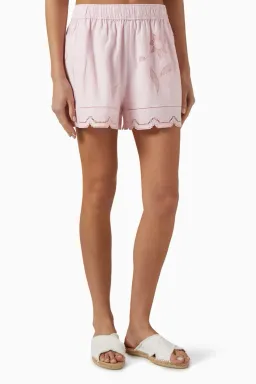 OROTON Tablecloth Lace Top & Lace Shorts Ballet Pink Size 10 AU for rent on The Volte - image 8