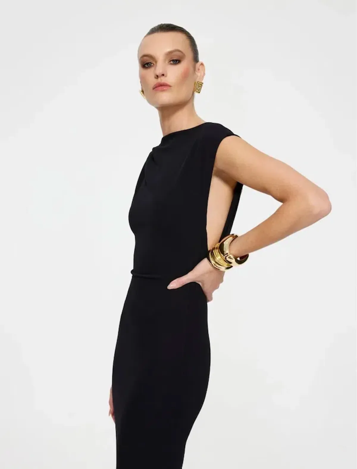 Effie kats audrey gown in black size 6/xs - Image 4
