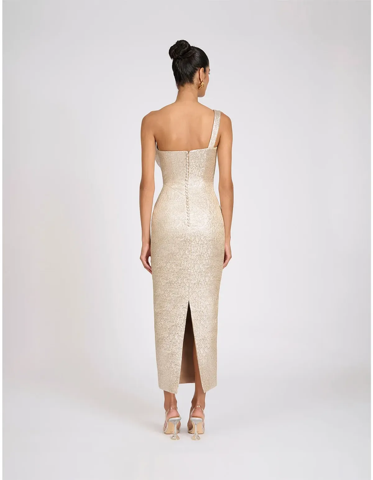 Eliya The Label Rose Dress Gold Size 8 - Image 5