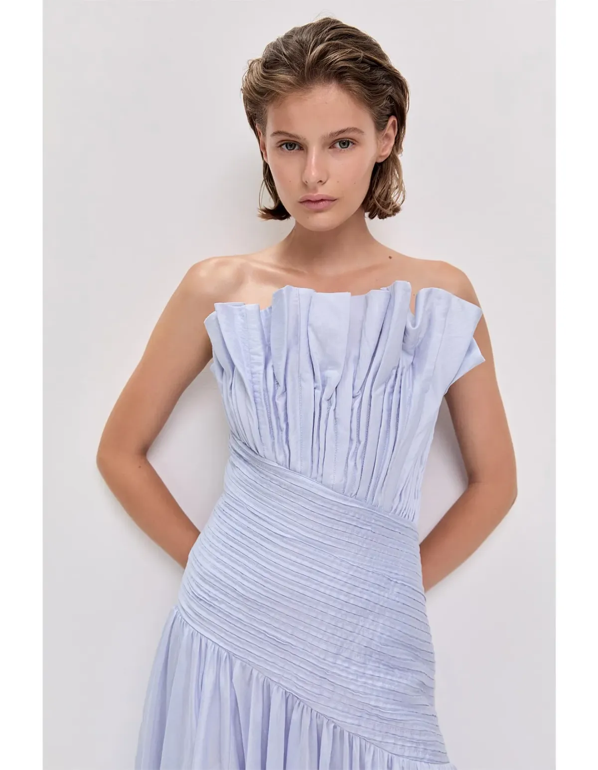 Aje Aquiline Gown Blue Size 10 - Image 2