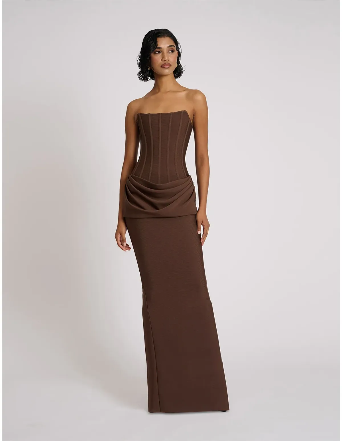 Eliya The Label Hilda Gown Brown Size 10 - Image 3