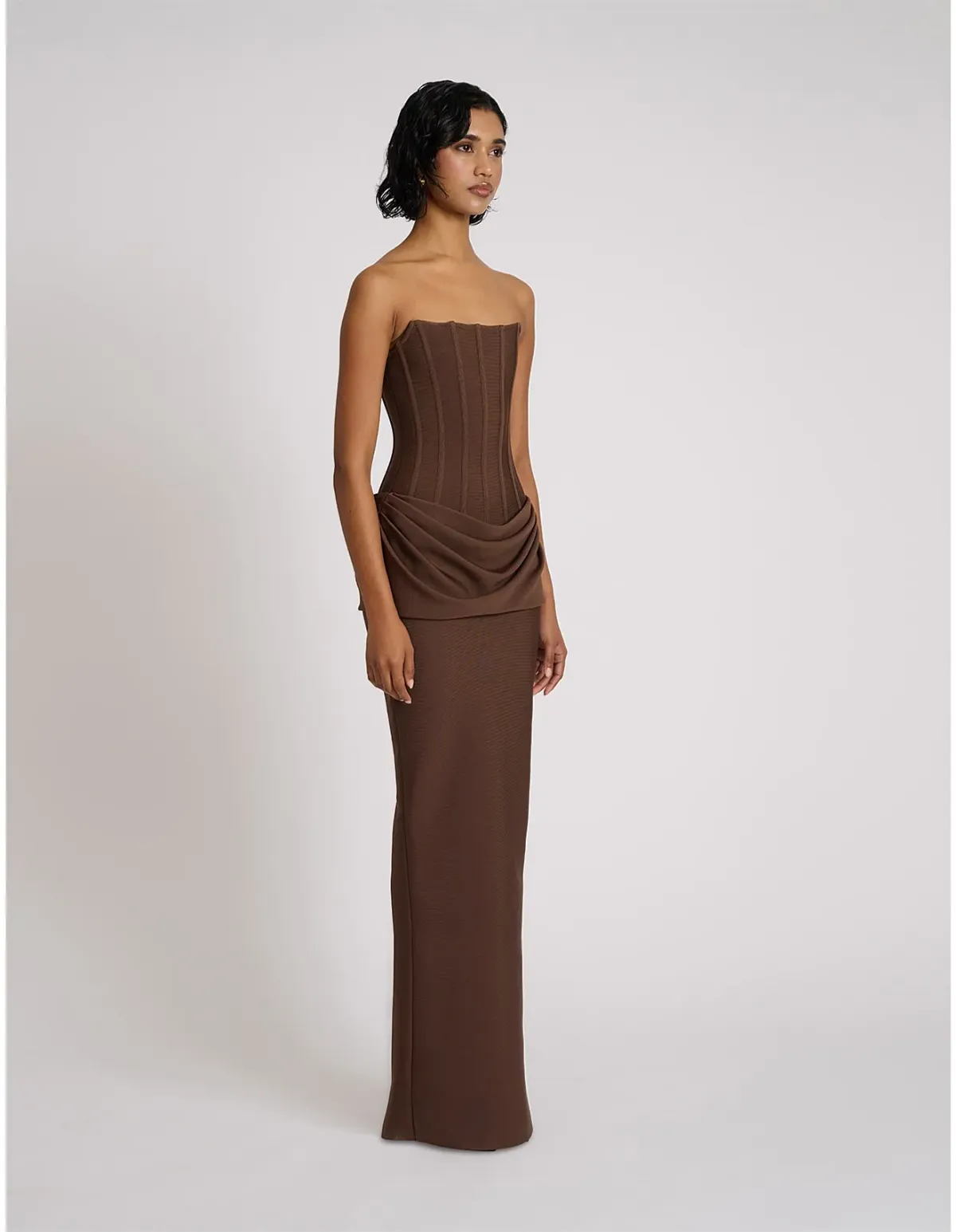 Eliya The Label Hilda Gown Brown Size 10 - Image 2