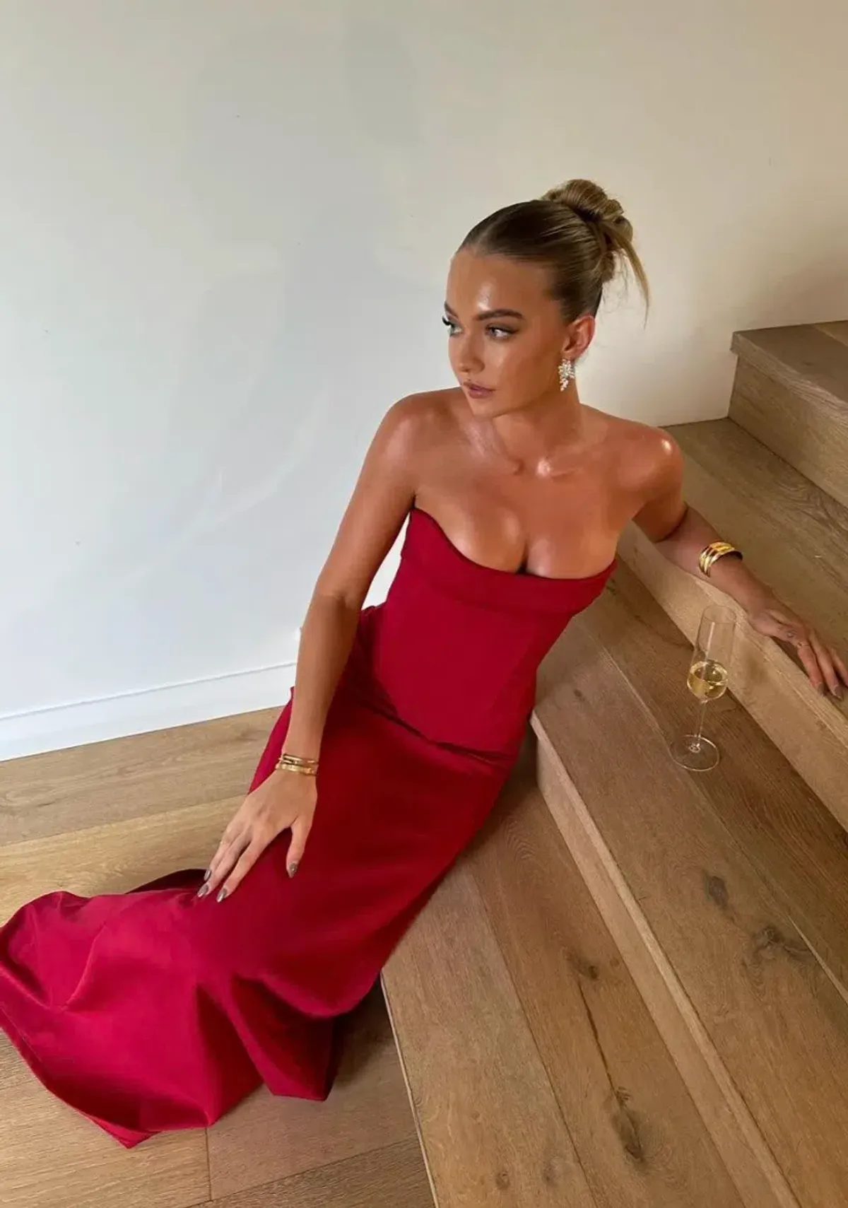 LOUIE GOWN | WINE | XS - Image 2