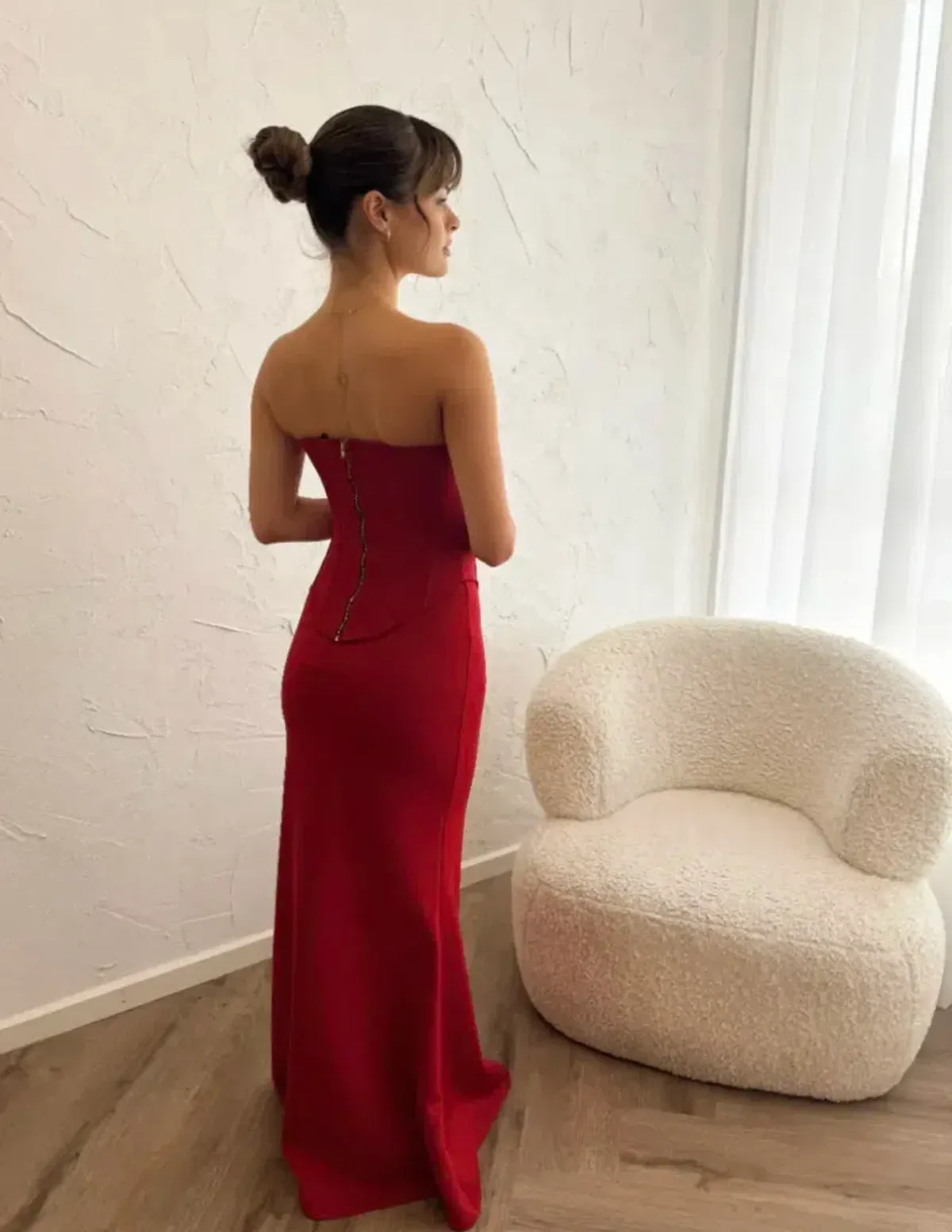 LOUIE GOWN | WINE | XS - Image 3