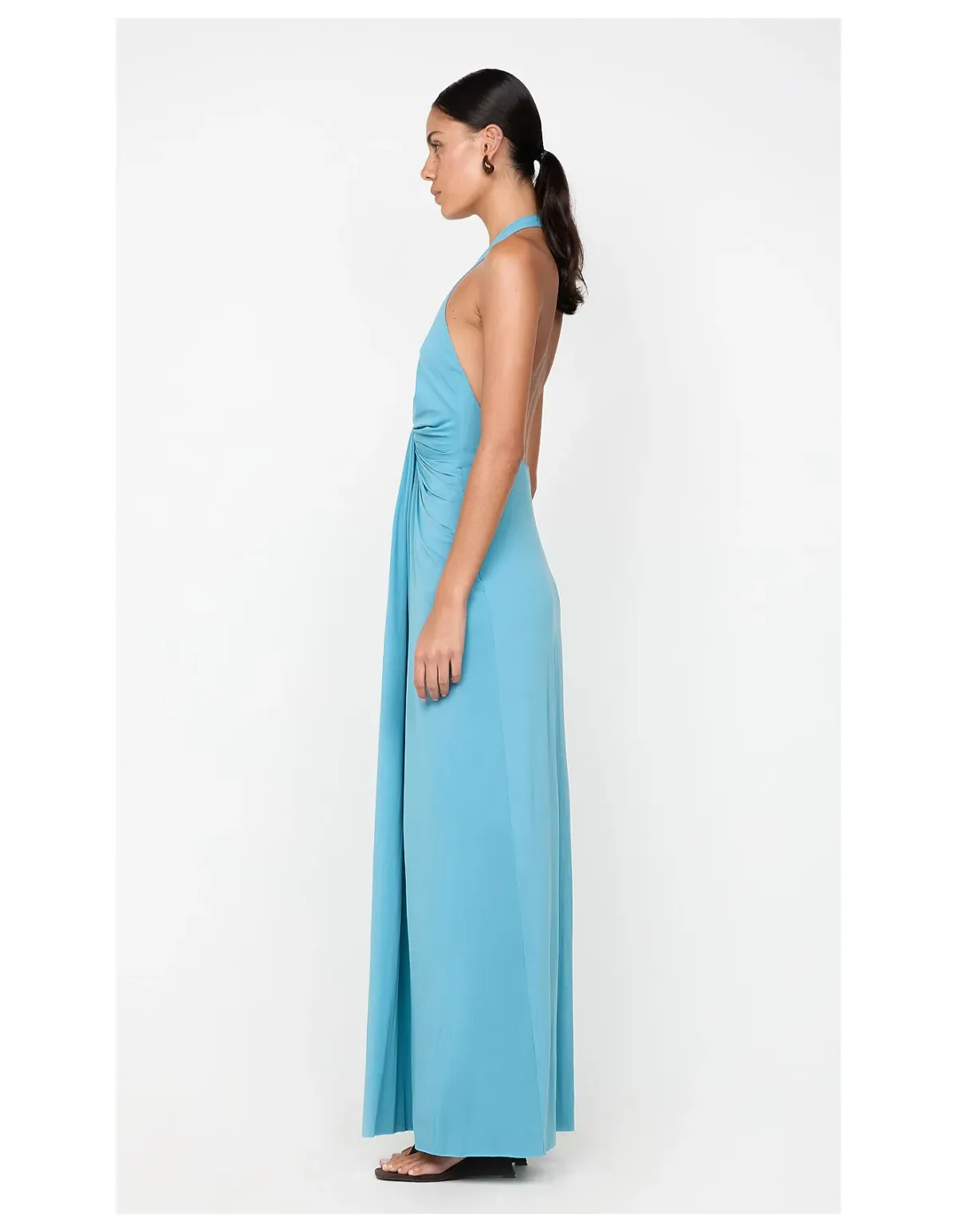 Bec Bridge Tillie Drape Maxi Dress Green Size 8 - Image 3