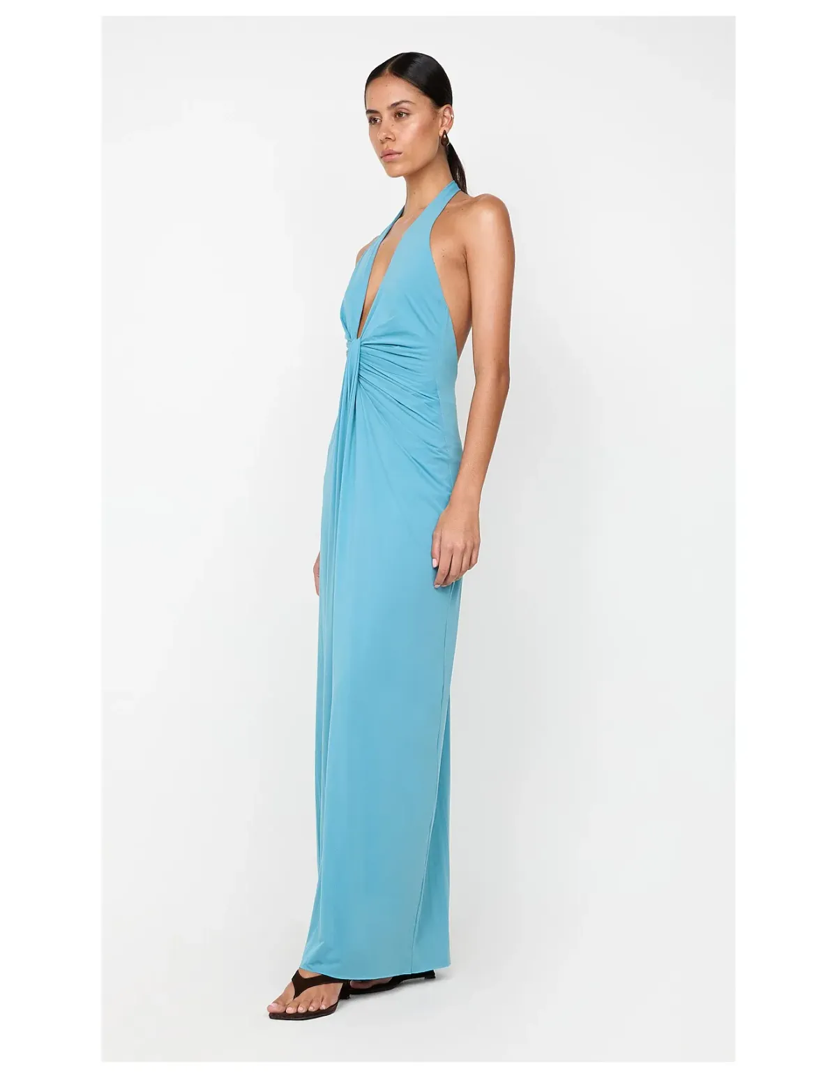 Bec Bridge Tillie Drape Maxi Dress Green Size 8 - Image 2