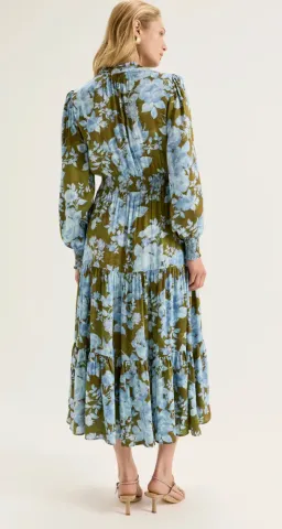 Review Primrose Bloom Midi Dress (Size: 6) for rent on The Volte - image 3