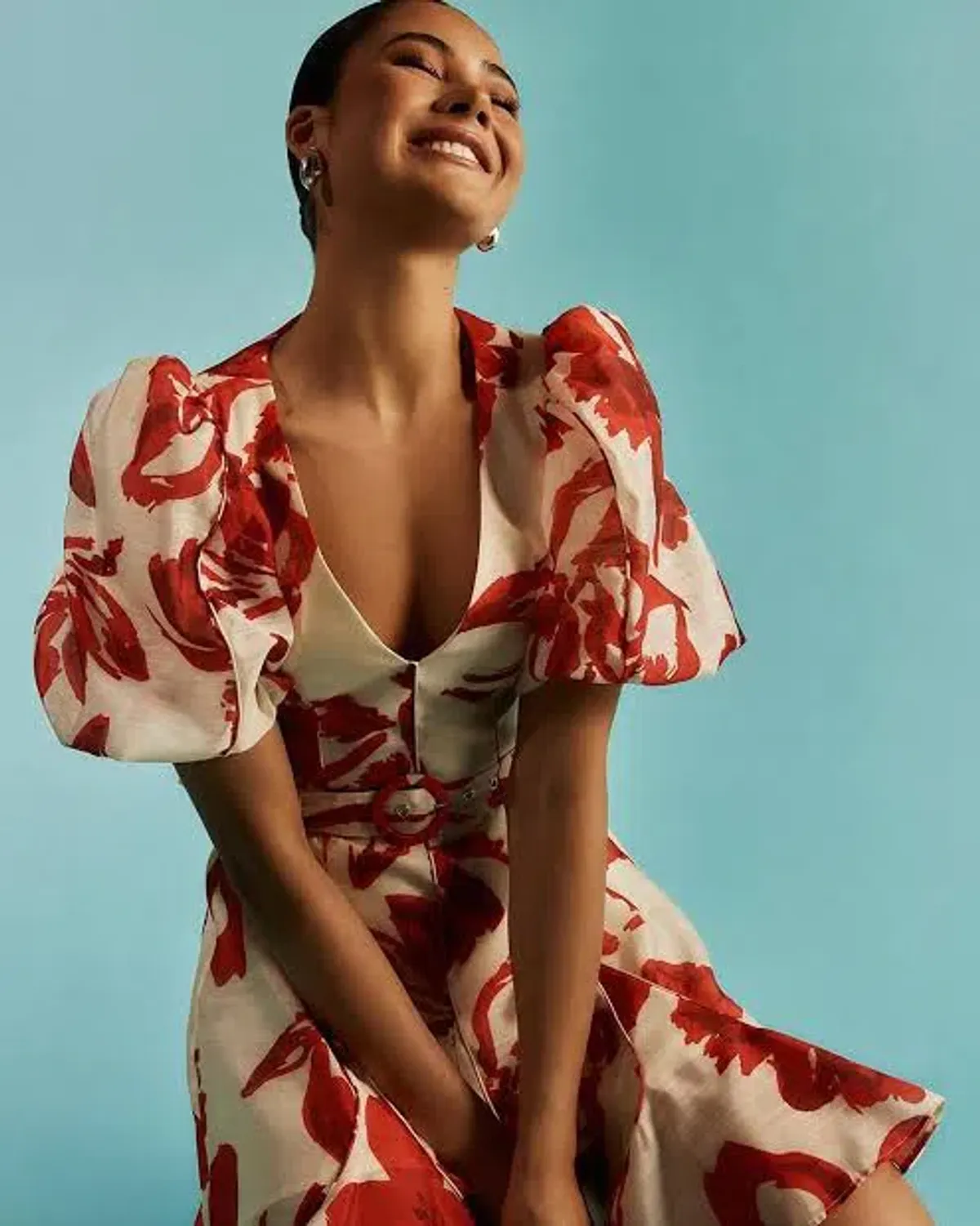 Pilgrim Thali Puff Sleeve Mini Dress - Image 2