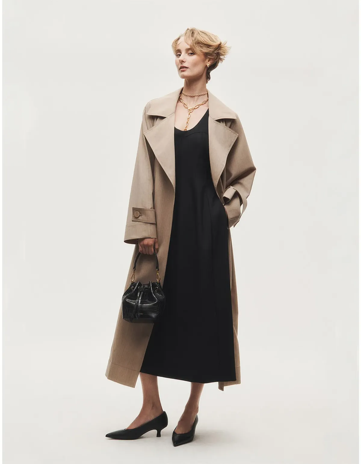 Country Road Corset Detail Dress Black Size 10 - Image 2