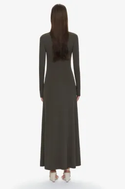 Christopher Esber Droplet Crystal Loophole Long Sleeve Dress Husk Size 12 for rent on The Volte - image 2