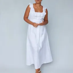 Amelius The Label Bohdi Linen Dress for rent on The Volte - image 3