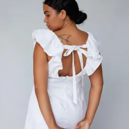 Amelius The Label Bohdi Linen Dress for rent on The Volte - image 5