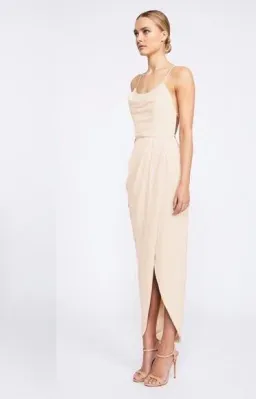 Shona Joy Core Lace up Maxi Dress Cream Size 8 for rent on The Volte - image 4