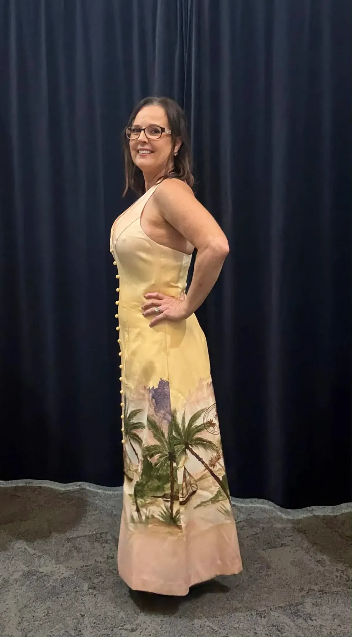 SHEIKE SEASCAPE MAXI DRESS SIZE 10 - Image 2