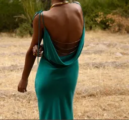 Rat & Boa Ophelia Dress Green for rent on The Volte - image 2