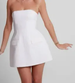 Odd Muse The Ultimate Muse Strapless Mini Dress for rent on The Volte - image 1